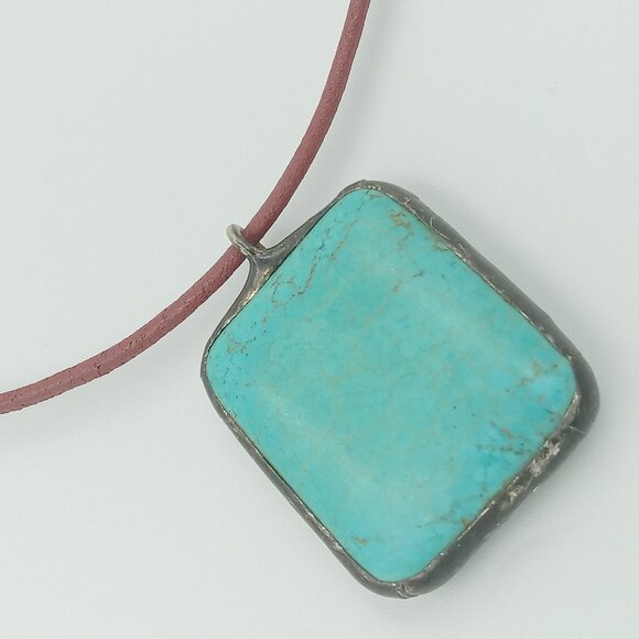 Oxidized Sterling Silver Artisan Turquoise - Picture 6 of 11
